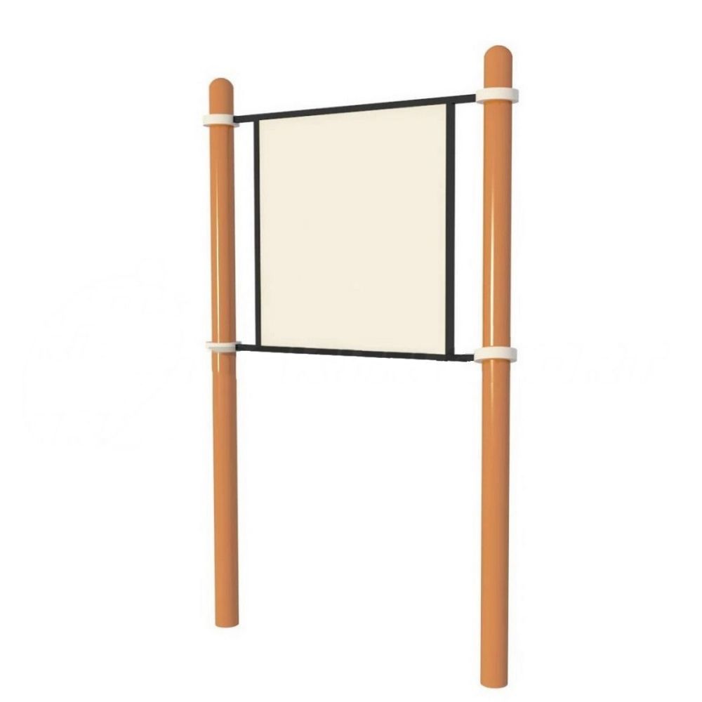 Фотографии Информационный стенд для сдачи нормативов с металлическим полем 1х1 м Pioner A11033