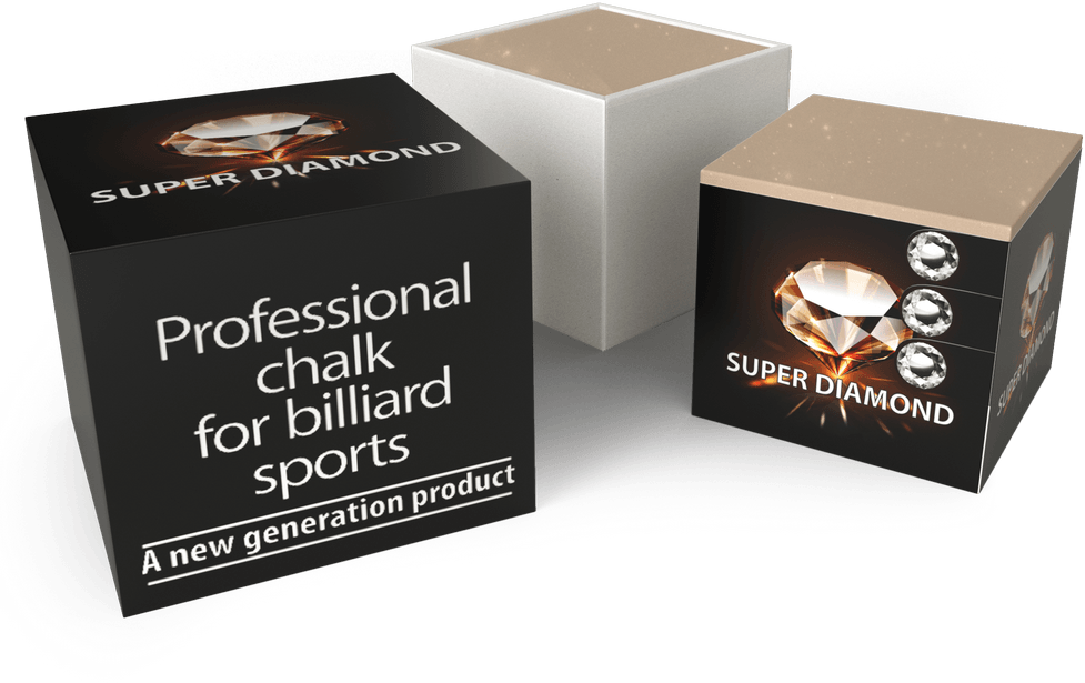 Фотографии Мел «Super Diamond Grey» (серый) черная коробка