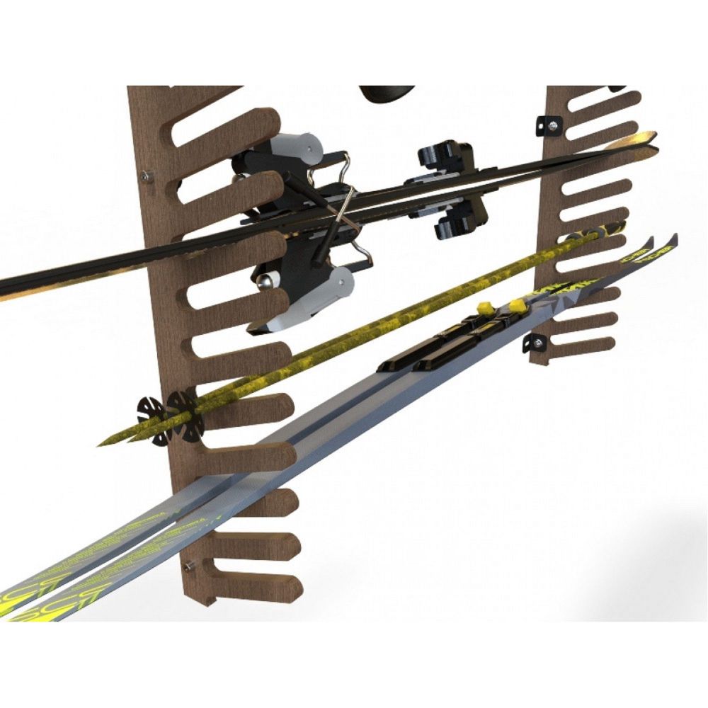 Фотографии Вешалка Эконом для сноубордов и вейкбордов, пристенная 105х80х18см  SE-18