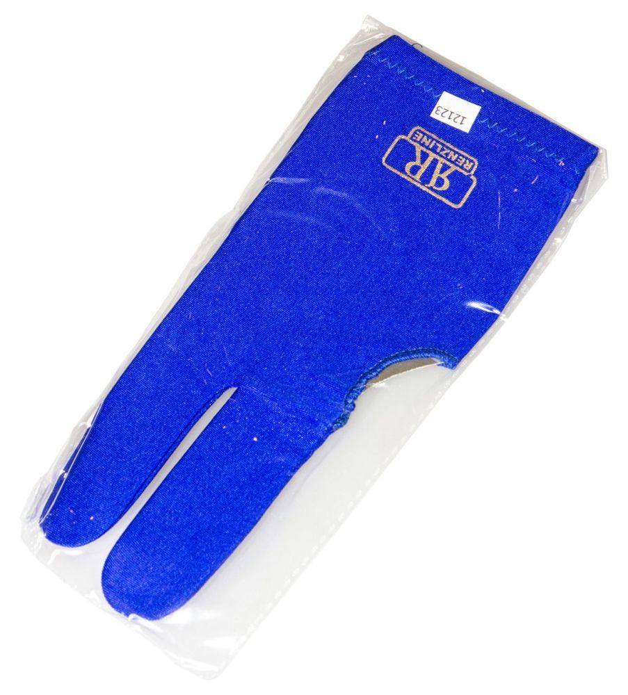 Фотографии Перчатка бильярдная «Renzline Start Blue» (синяя)