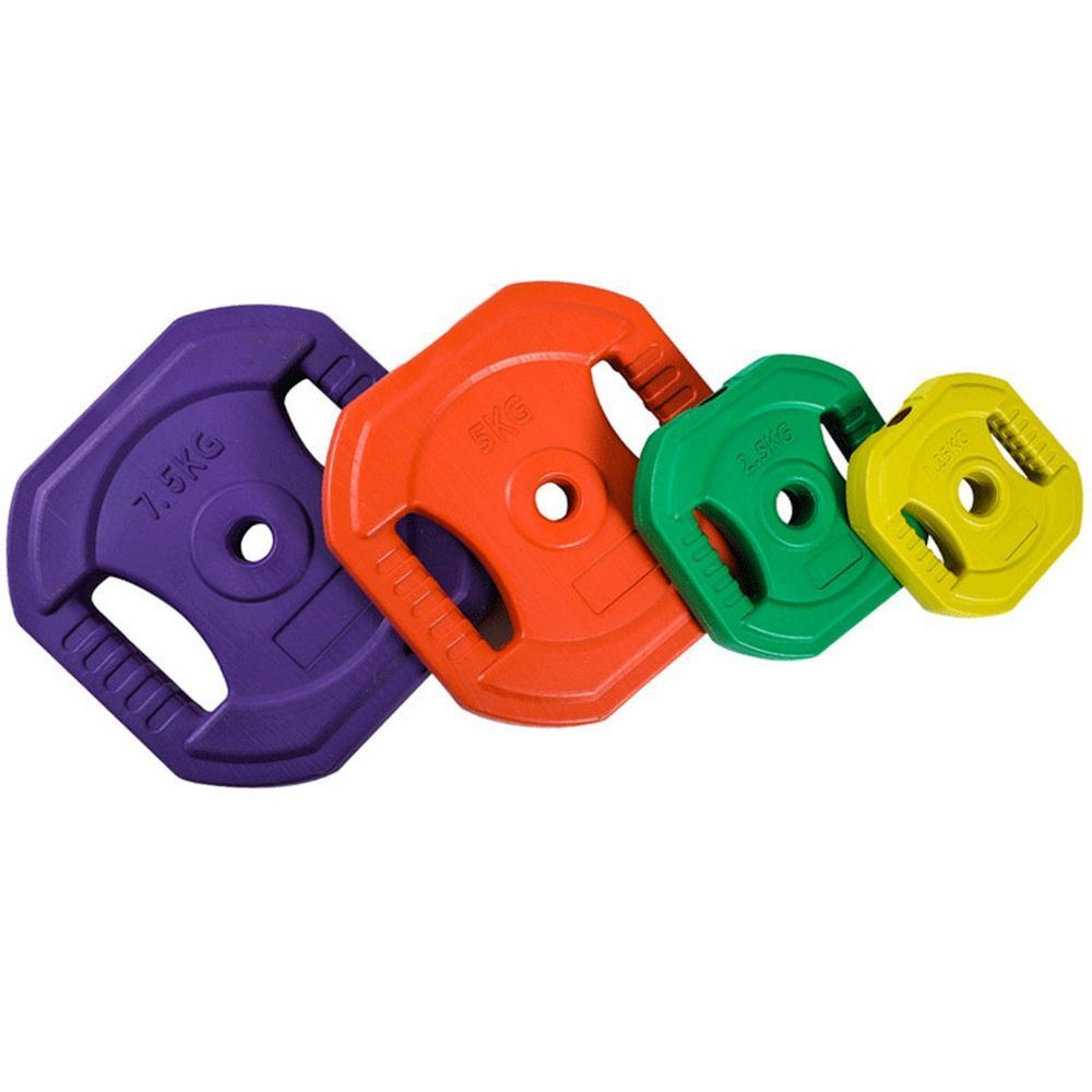 Фото Диск для Памп штанги 7,5 кг Sportex пластик цемент (d-28 мм) B33060 (CPL300-7.5)