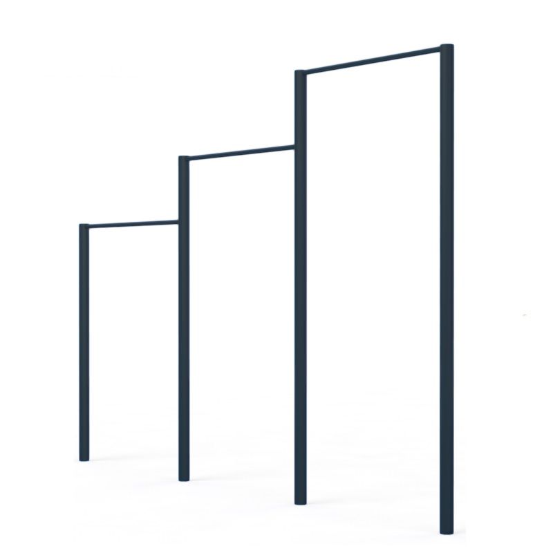 Фотографии Турник-перекладина трехуровневая (уличная)  Pioner A16048