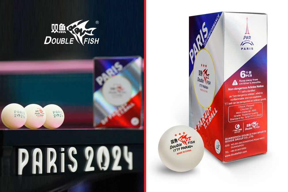 Фотографии Мячи для н/т Double Fish PAR40+ 3*** (paris(6 шт/упак.) р-р.40+