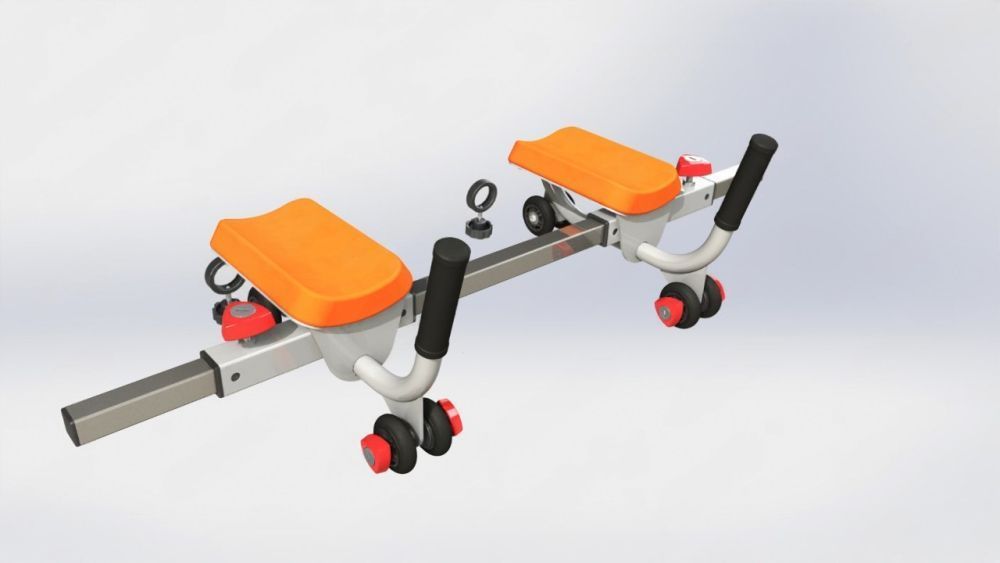 Упор для ходьбы на реабилитационных брусьях