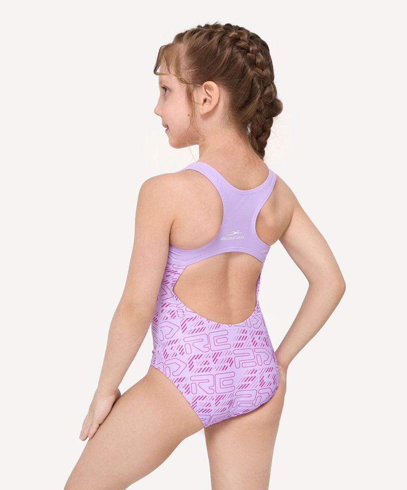 Фотографии Купальник для плавания Grade Lilac, полиамид, детский