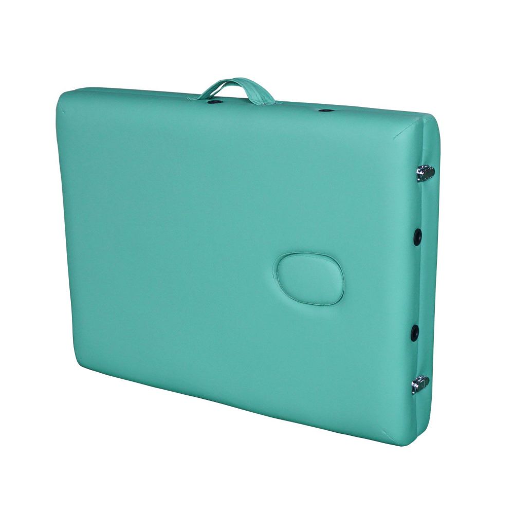 Массажный стол DFC NIRVANA, Relax, дерев. ножки, цвет зеленый (Green)