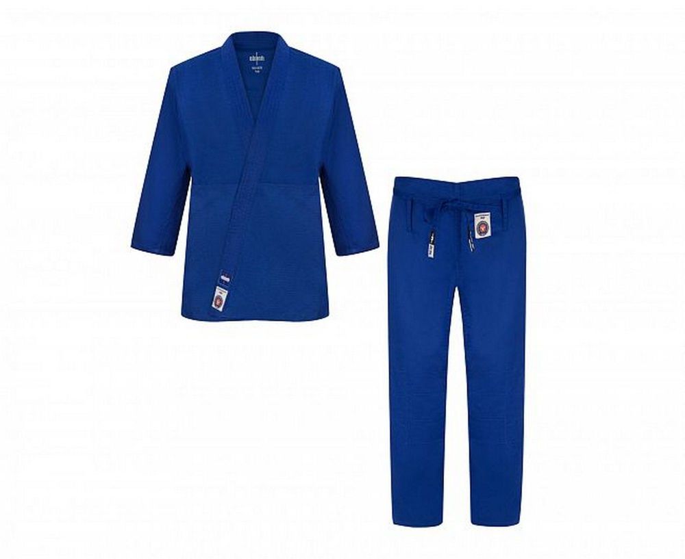 Фотографии Кимоно для дзюдо подростоковое Clinch Judo Silver FDR C333 синий