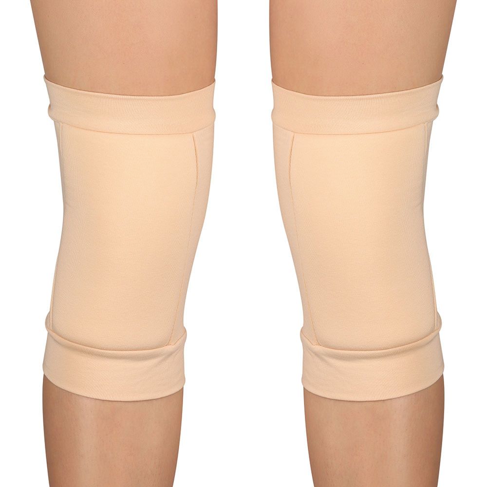 Фото Наколенники для гимнастики и танцев INDIGO SM-113-B, р. L, бежевый