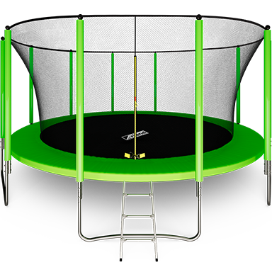 Фото Батут ARLAND 16FT с внутренней страховочной сеткой и лестницей