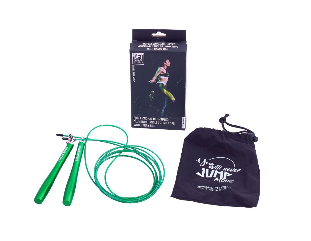 Фотографии Скакалка тренировочная профессиональная с алюминиевыми рукоятками