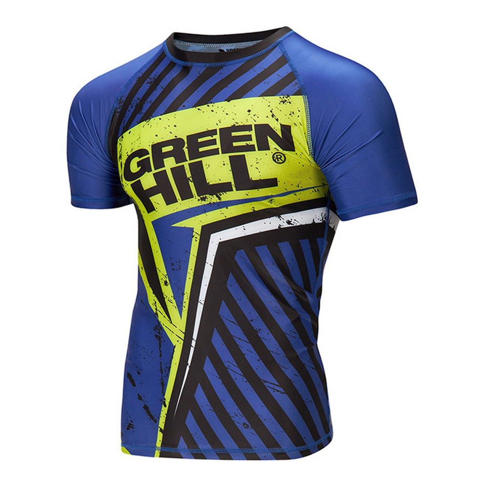 Фотографии Рашгард Green Hill RGS-4051 сине-зеленый