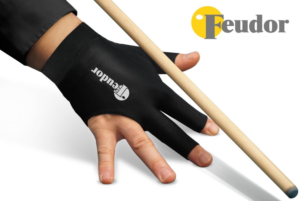 Фотографии Перчатка-бильярдная Feudor Pro black Right XL
