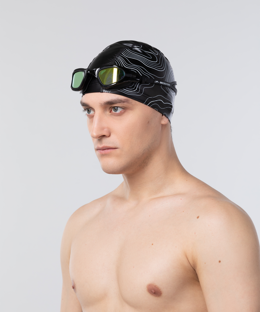 Фотографии Шапочка для плавания EFFECT Black, комбинированный