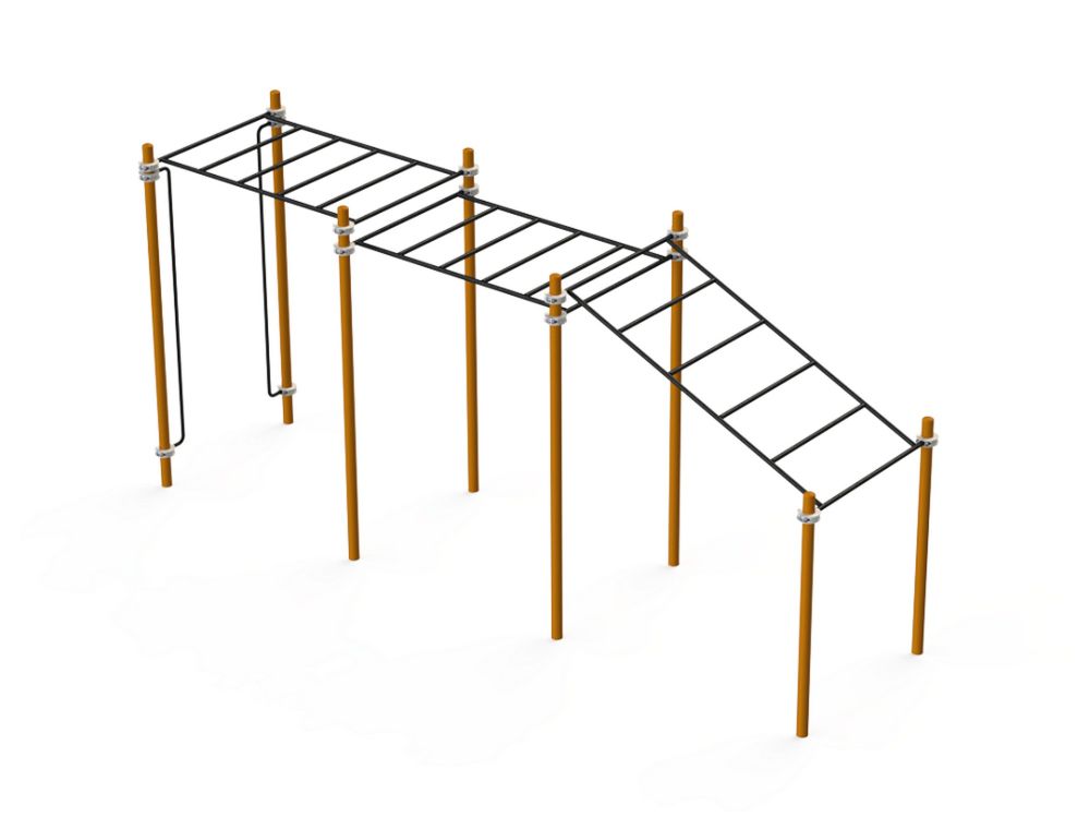 Фотографии Рукоход Воркаут с изменением высоты Pioner A17278