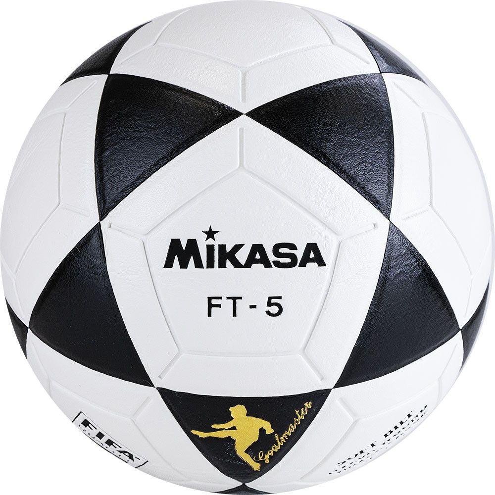 Фото Мяч для футбола MIKASA FT5 FQ-BKW, размер 5, FIFA Quality