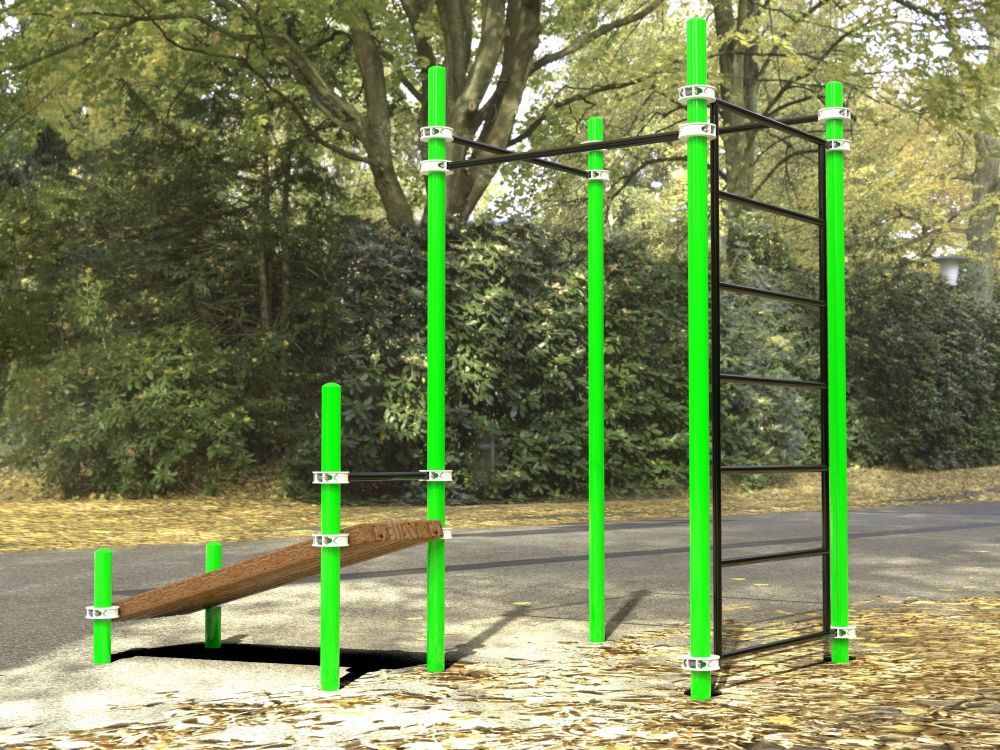 Фотографии Комплекс для занятий Воркаут  Pioner A16744