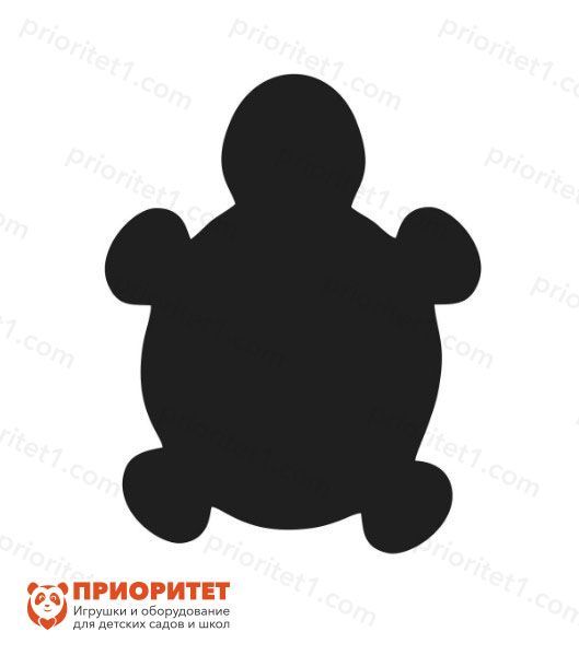 Фигурная грифельная меловая доска «Черепашка»