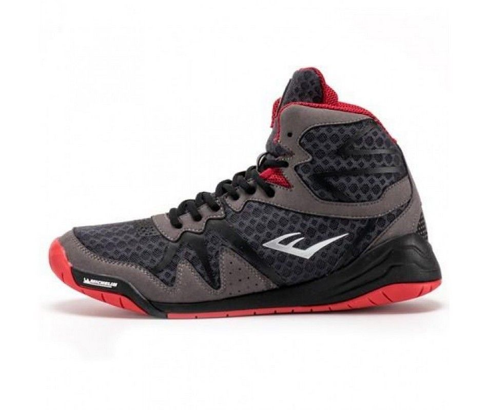 Фото Боксерки Everlast Pivt Low Top сер/красн. P00001076 GR/RD