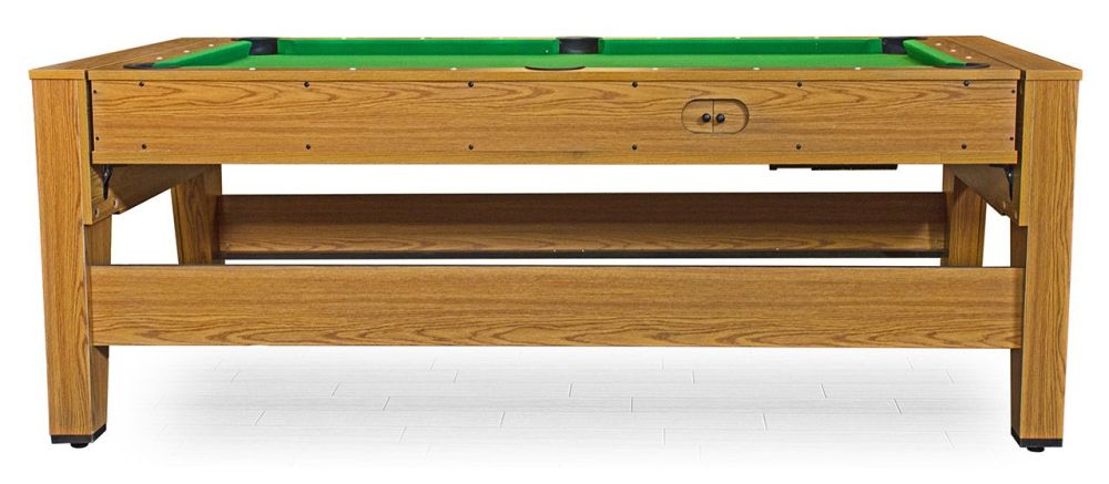 Фотографии Игровой стол - трансформер (бильярд, аэрохоккей, настольный теннис) "Twister" (дуб)