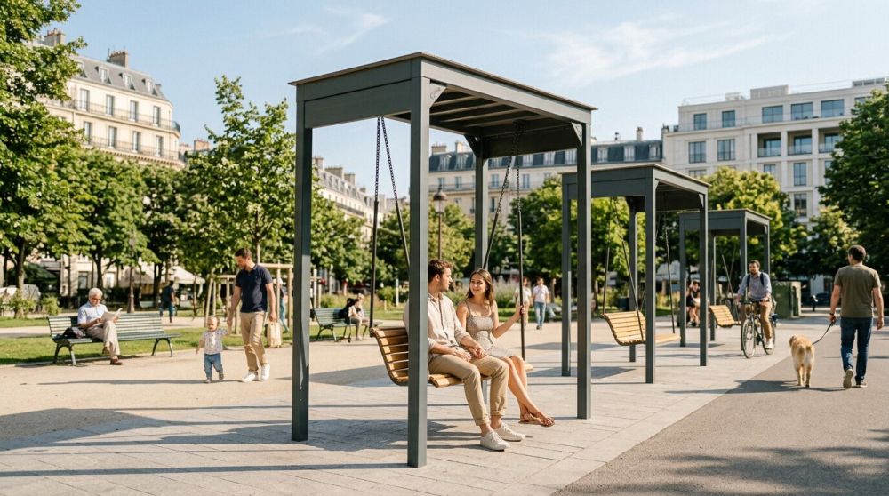 Фотографии Качели парковые «Пегас»