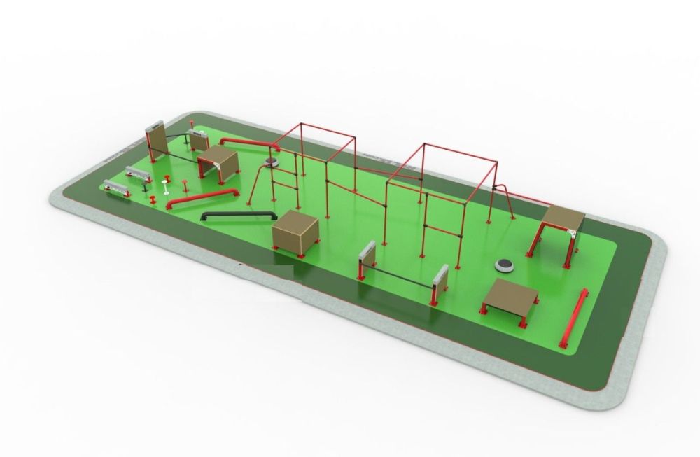 Фотографии Площадка для паркура 160м2