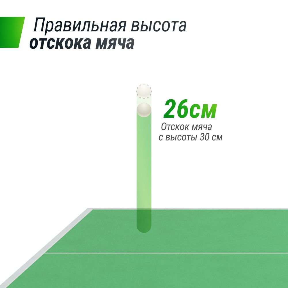 Фотографии Профессиональный теннисный стол Unix Line 25 mm MDF TTS25INDGR Green