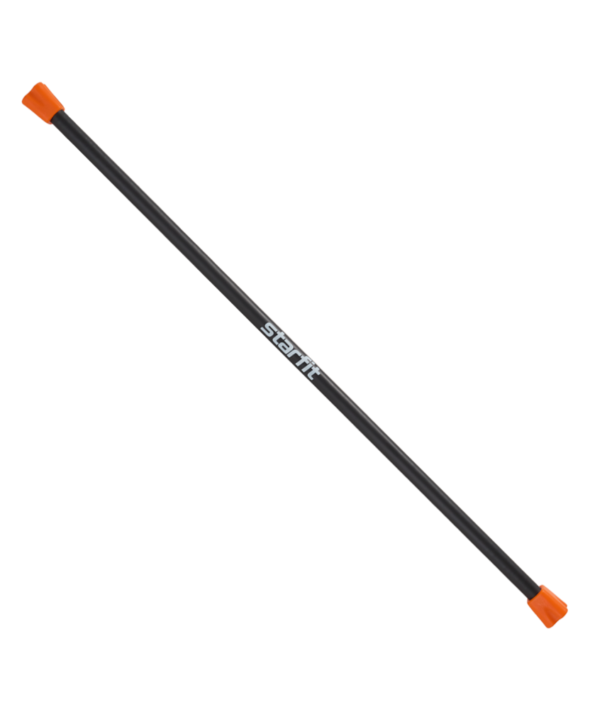 Фото Бодибар BB-301, 4 кг, неопреновый, черный/оранжевый