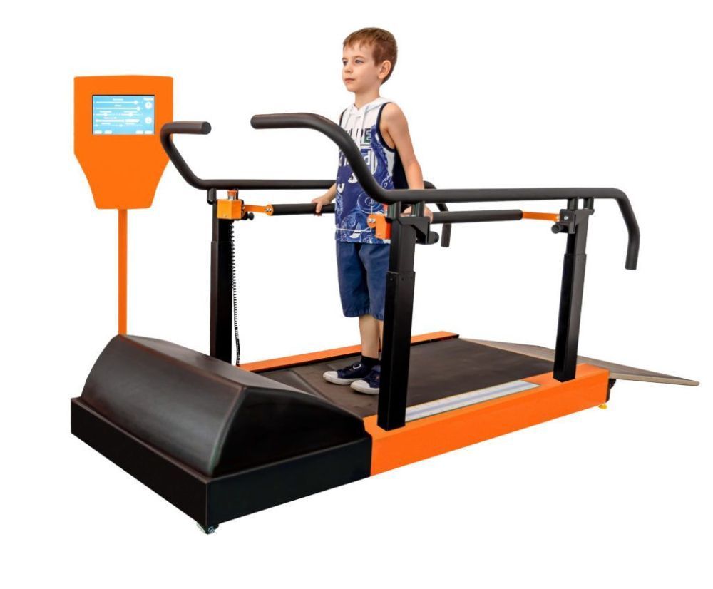 Тренажёр реабилитационный беговая дорожка (тредбан, тредмилл) с биологической обратной связью «Орторент» модель «Детская»