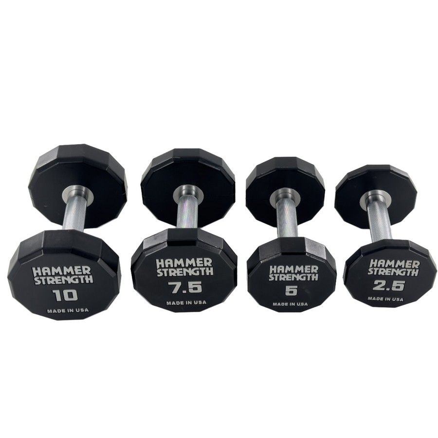 Фото Гантельный полиуретановый ряд от 2,5 до 25 кг, шаг 2,5 кг Gymmaster ANA-072