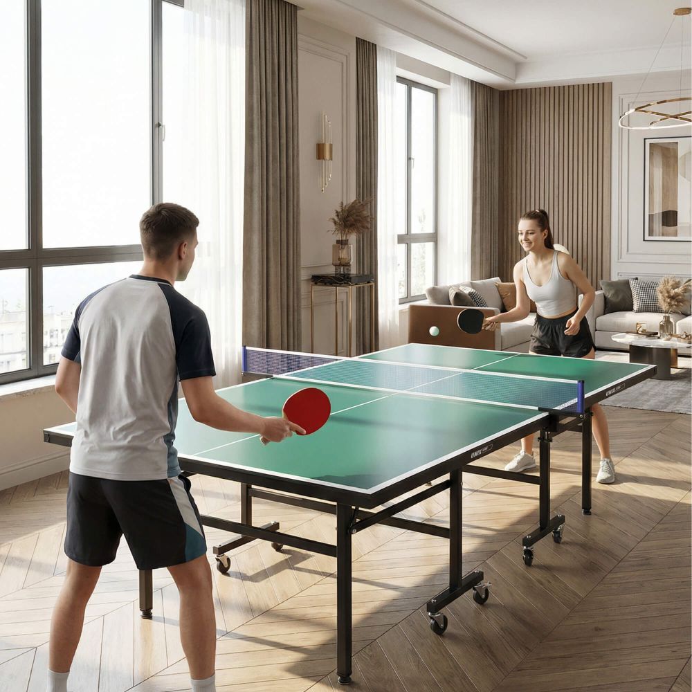 Фото Теннисный стол UNIX Line для помещений Indoor 16 мм MDF зеленый
