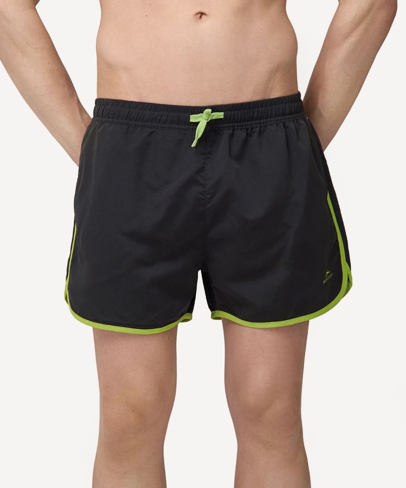 Фотографии Шорты для плавания Station Black/Lime, полиэстер