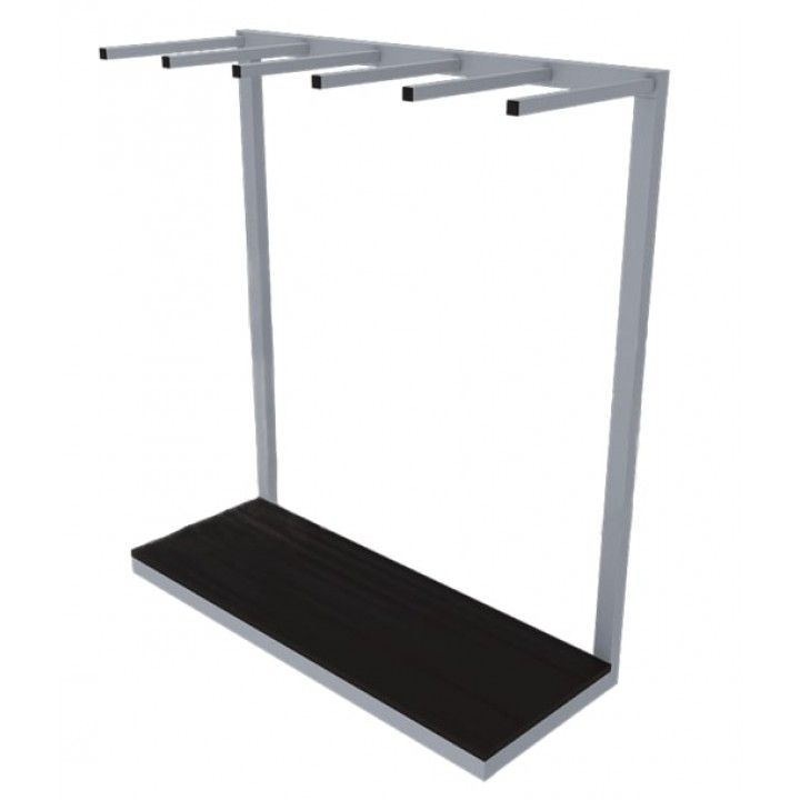 Фото Стойка для клюшек (дно из фанеры) 1100х1265х400мм, на 20 шт  Pioner A13257