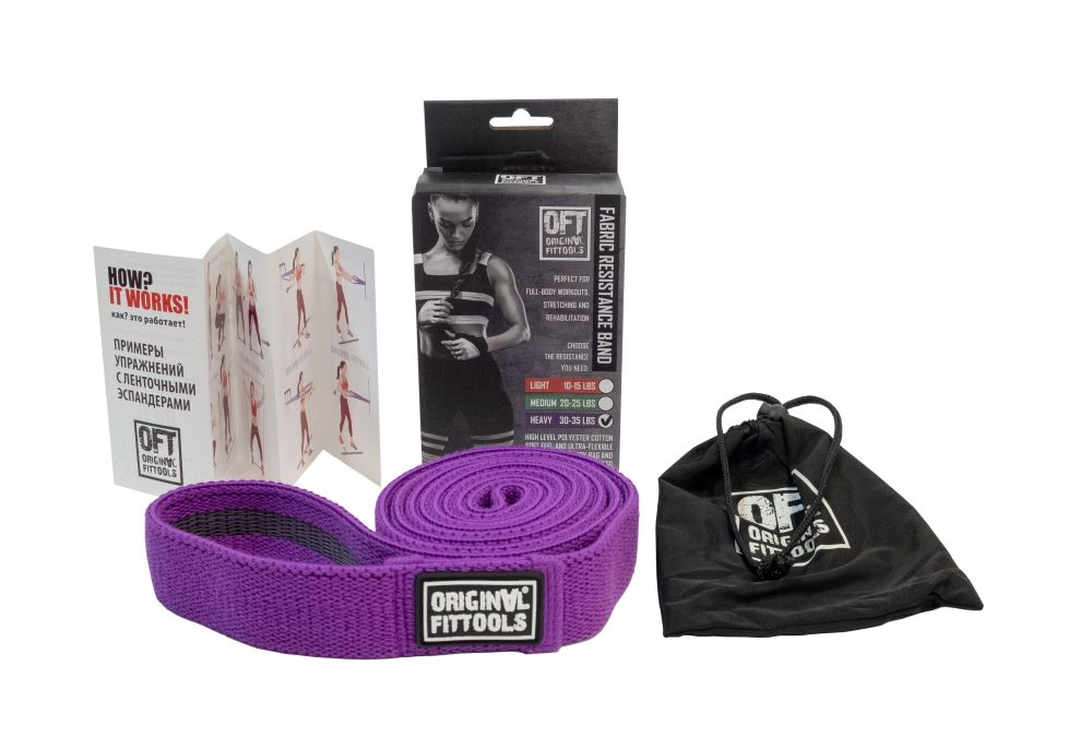 Фотографии Эспандер ленточный тканевый сопротивление 30-35 LBS