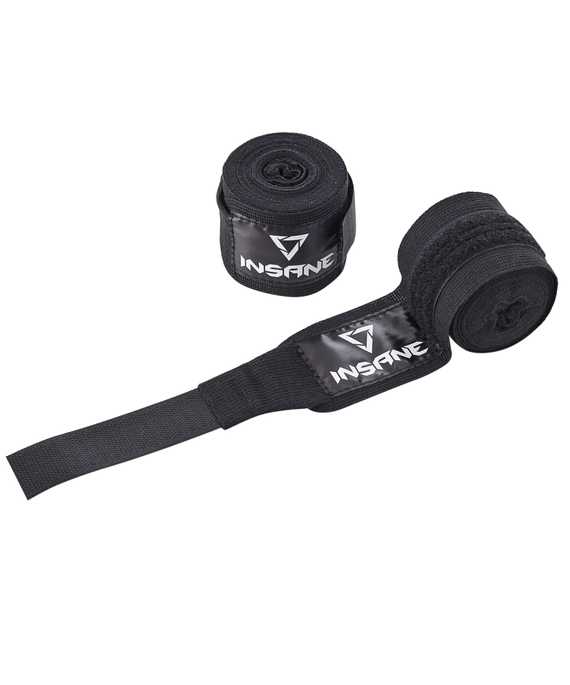 Фото Бинт боксерский BASE, хлопок, черный, 2,5 м