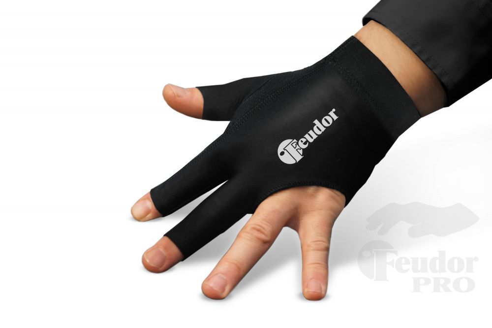 Фотографии Перчатка-бильярдная Feudor Pro black Left M/L