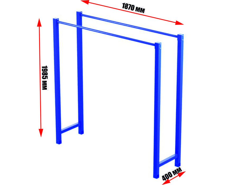 Фотографии Брусья уличные разборные Pioner A16414