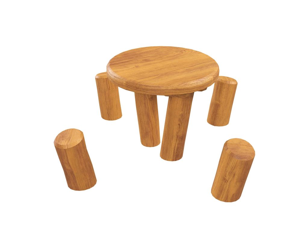 Фотографии Стол с пеньками HARDWOOD «Лесной»