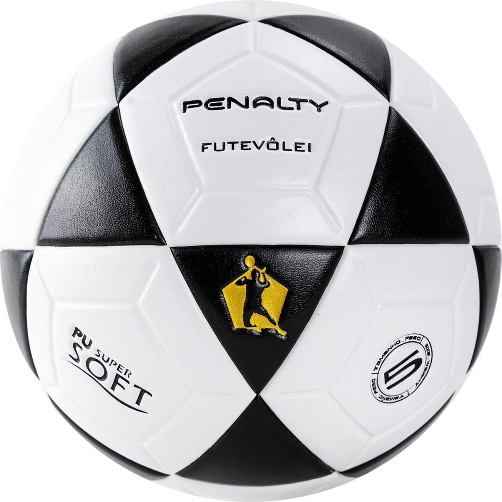 Фото Мяч для футволей PENALTY BOLA FUTEVOLEI ALTINHA XXI 5213101110-U, размер 5, бело-черный