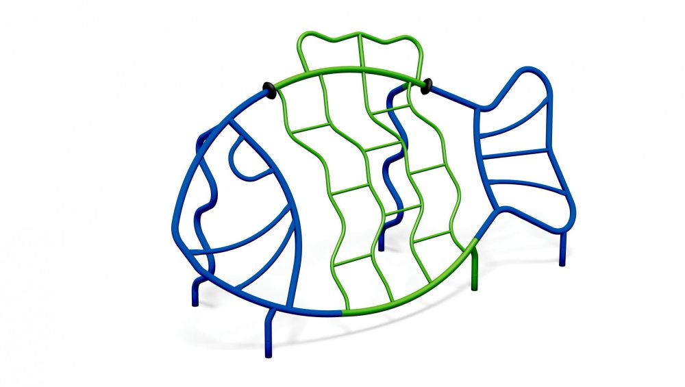 Фото Игровая конструкция для лазания "Рыба-Клоун"