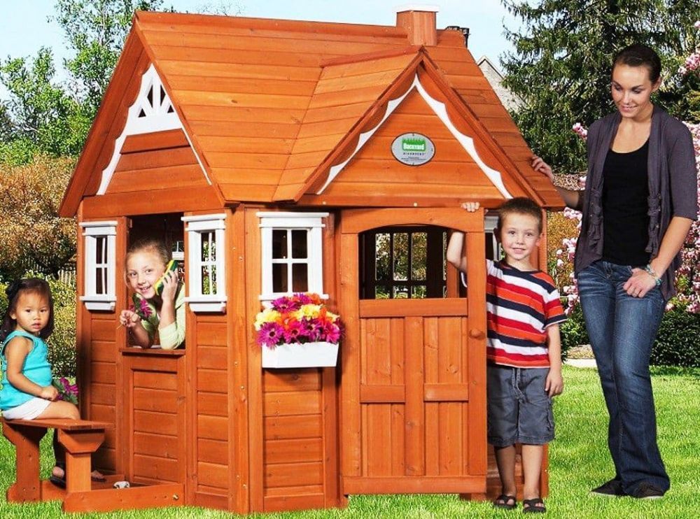Фото Детский игровой домик Кедровый дом