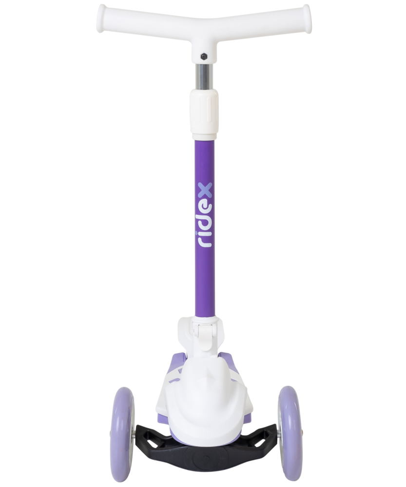 Фотографии Самокат 3-колесный 3D Robin, 120/90 мм, белый