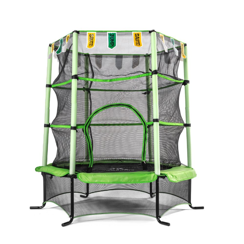 Фотографии Батут DFC JUMP KIDS 55" зеленый, сетка (137см)