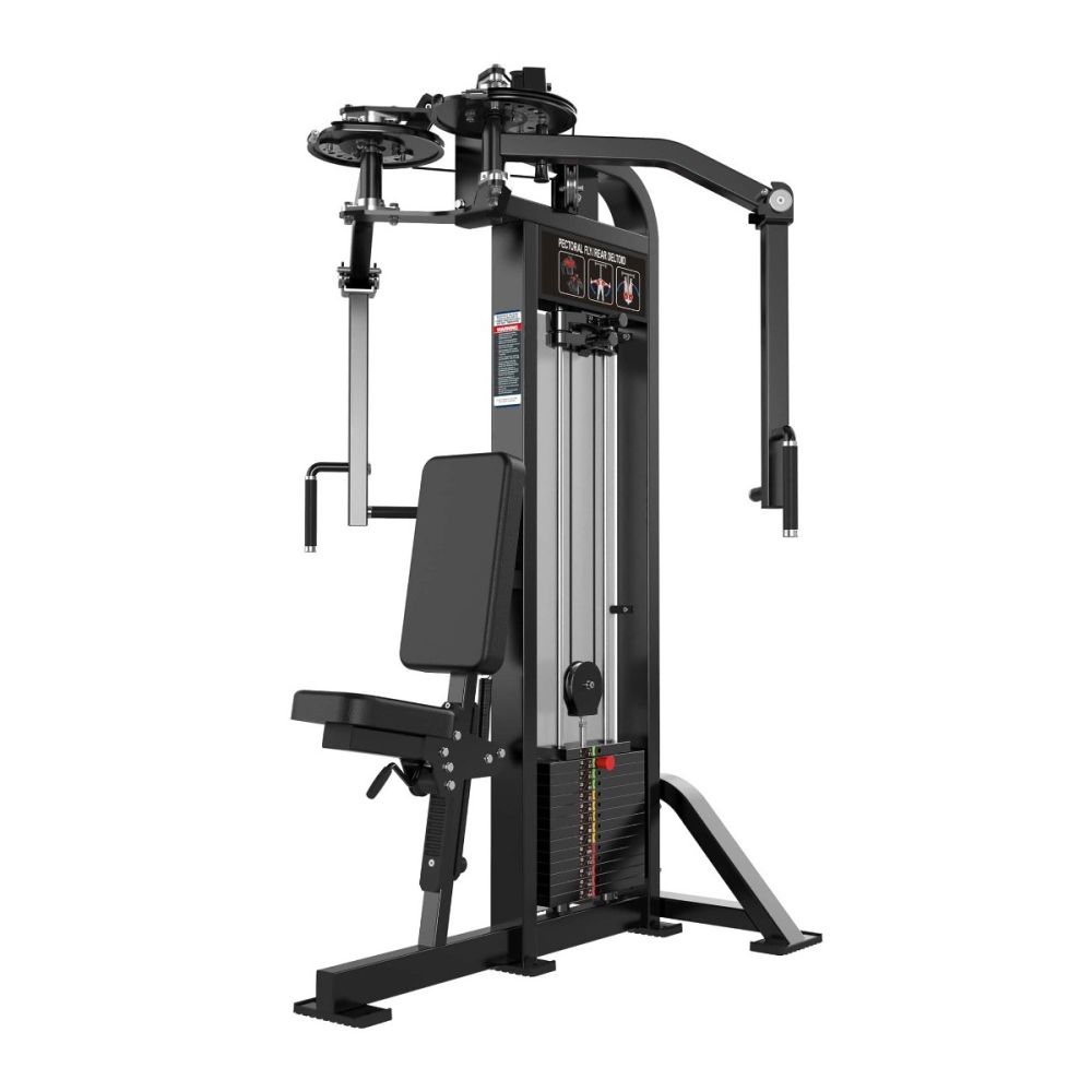 Баттерфляй/задняя дельта Protrain CP102 (пек дек) (полностью черный)