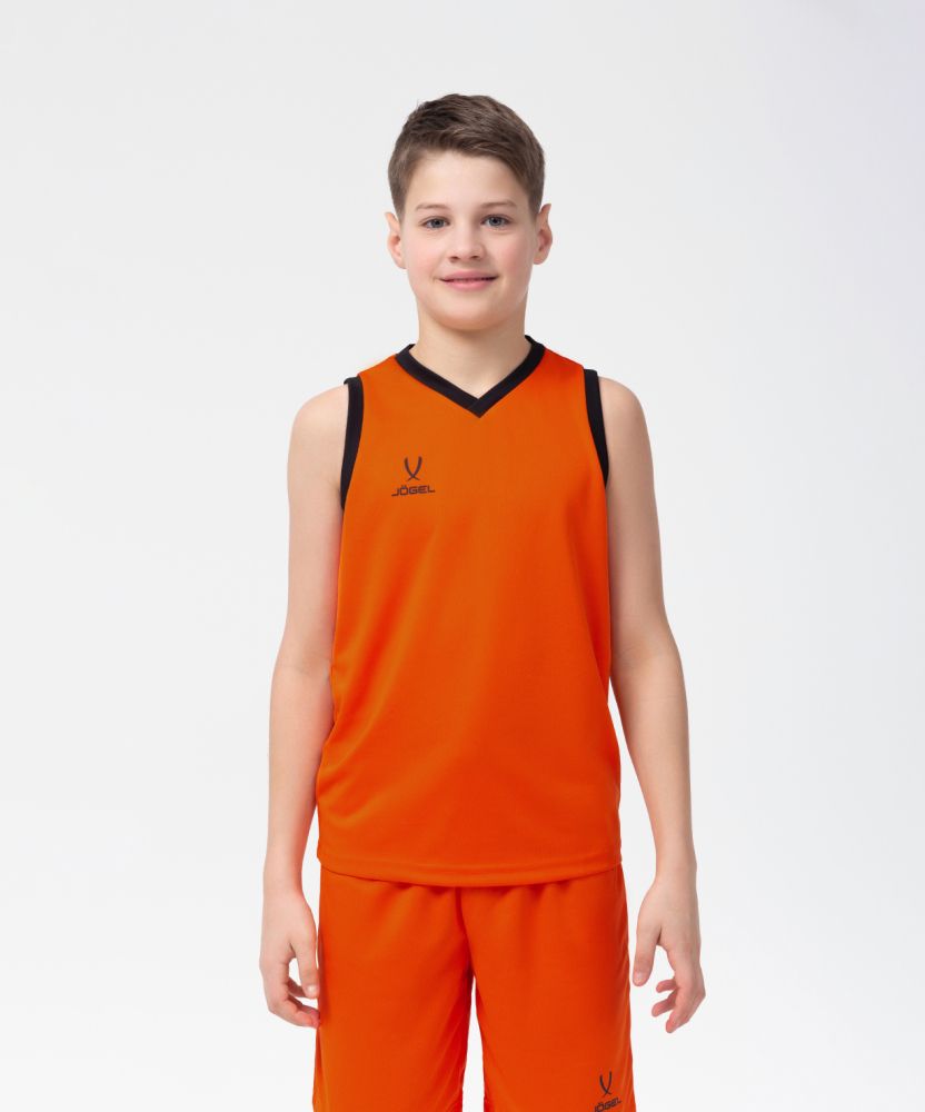 Фотографии Майка баскетбольная Camp Basic, оранжевый, детский