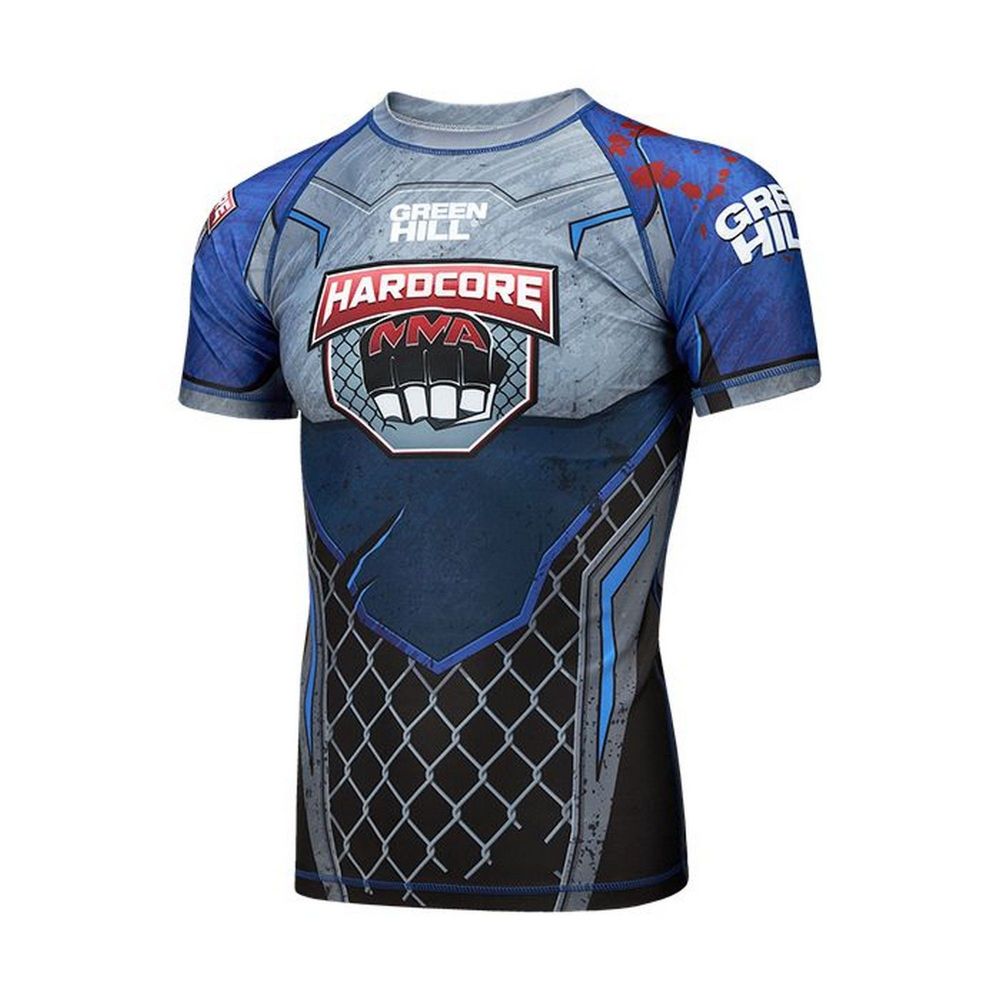 Фото Рашгард Green Hill Rash Guard Hardcore RGI-10569 черно-синий