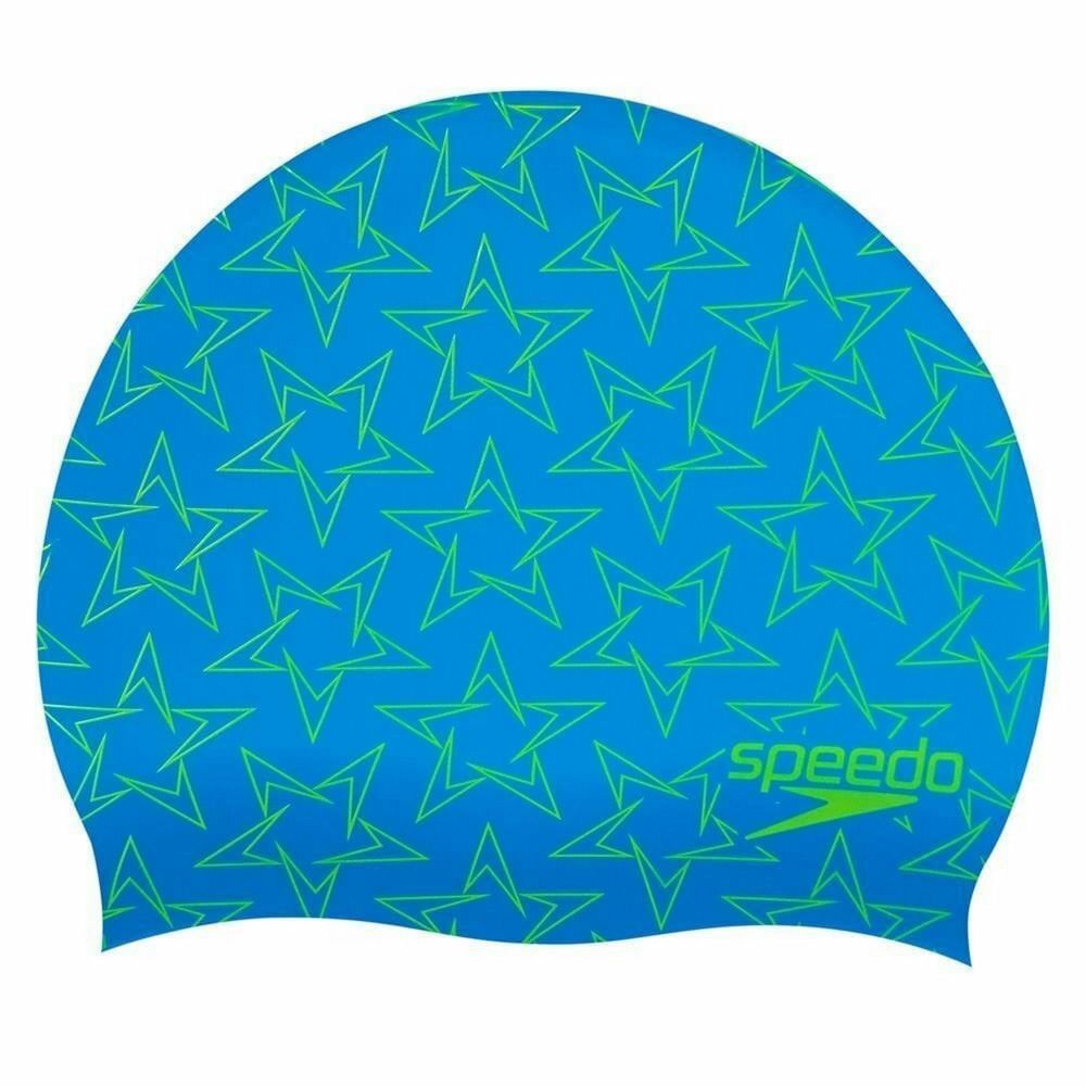 Фотографии Шапочка для плавания детская Speedo BoomStar Jr 8-08386F302 голубо-зеленый