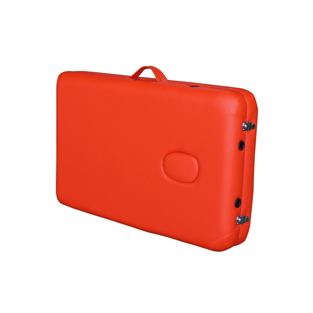 Массажный стол DFC NIRVANA, Elegant, 186х60х4 см, алюм. ножки, цвет оранжевый (Orange)