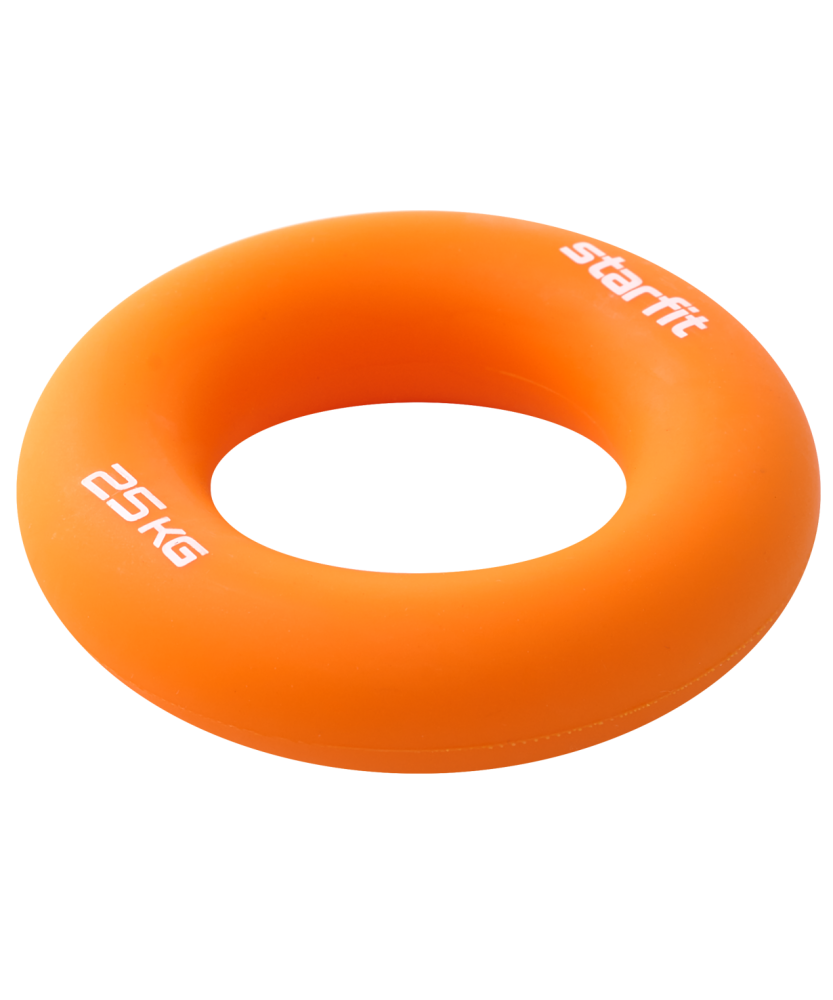 Фотографии Эспандер кистевой ES-404 Кольцо, 25 кг, силикагель, оранжевый