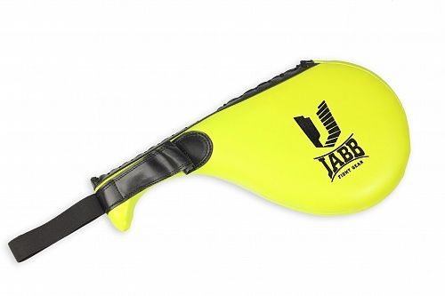 Фотографии Лапа боксерская двойная Jabb JE-2799 иск.кожа желтый/черный N/S