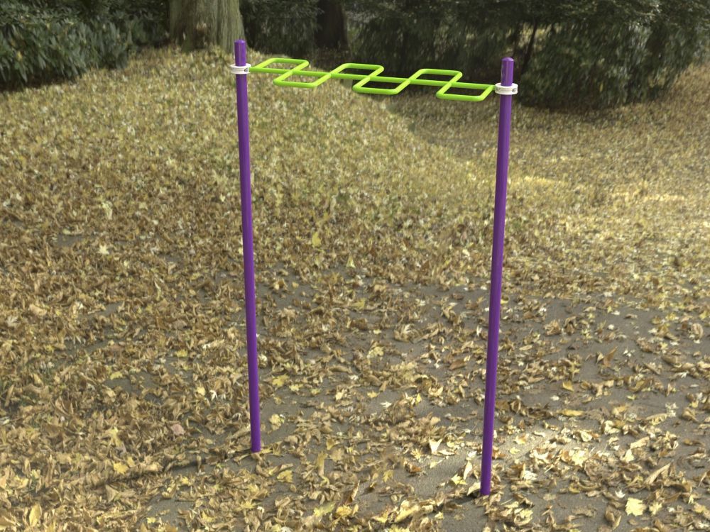 Фотографии Рукоход змейка для Воркаут Pioner A17285